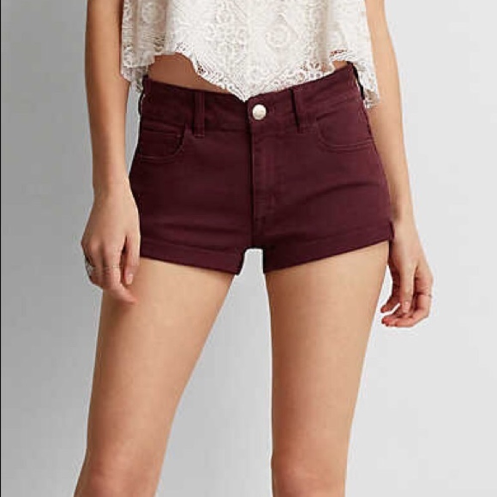 American Eagle Hi-Rise Denim Shorts